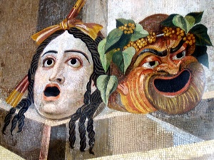 Tragic-Comic Masks, Hadrian's Villa